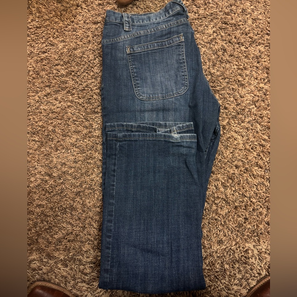 Men's Blue Bootcut Jeans